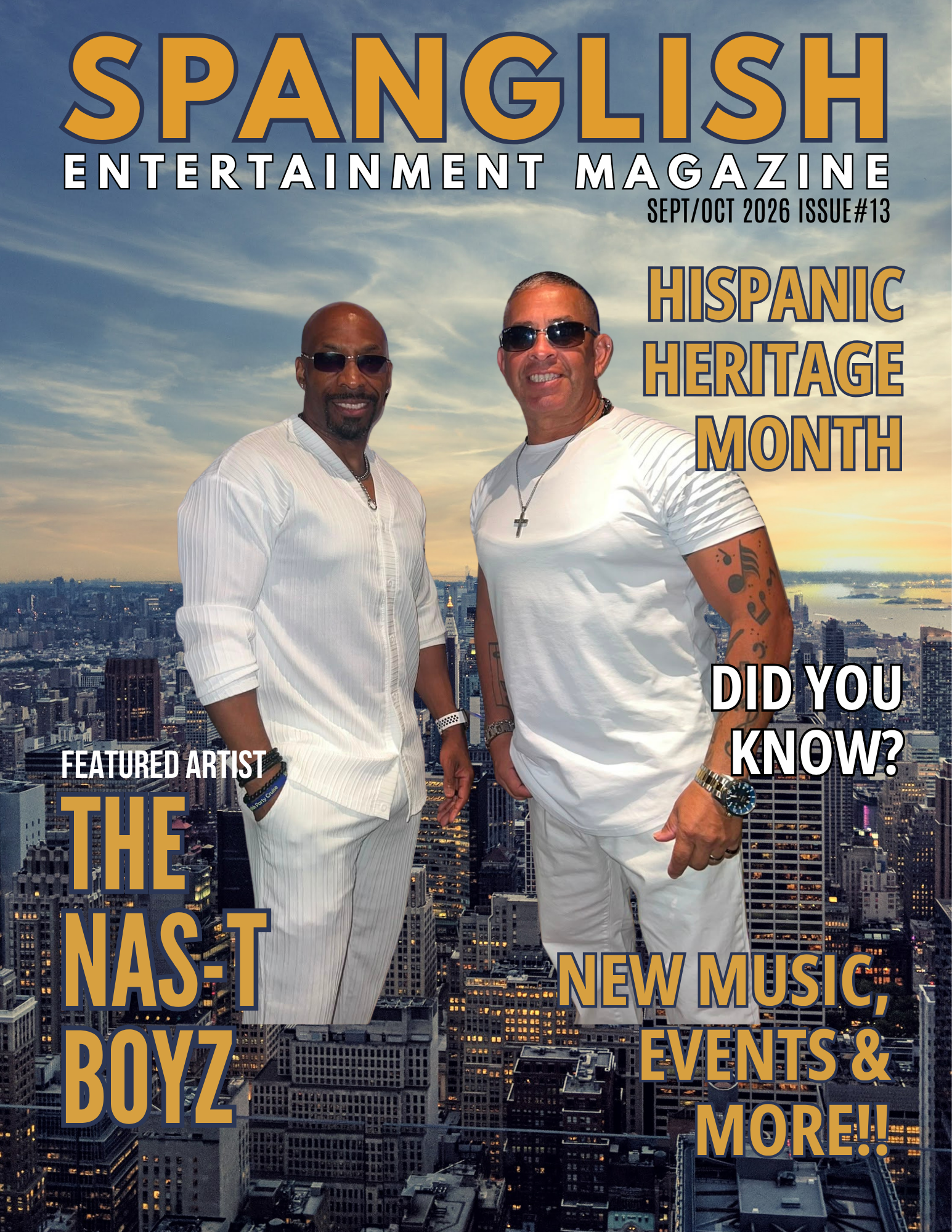 Current Spanglish Entertainment magazine cover